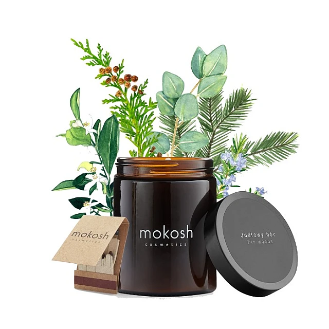 Aromatična sveća - Jelova šuma 140 g | MOKOSH Cosmetics | Kozmo