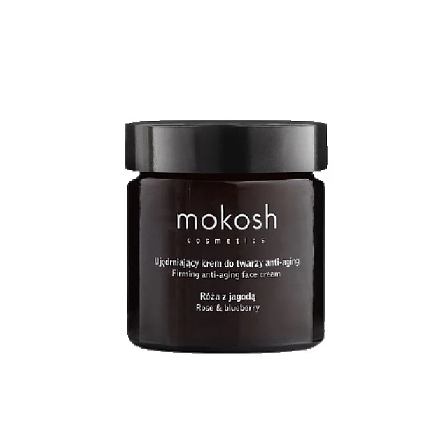 Krema za lice protiv bora sa anti age efektom sa eteričnim uljima ruže i borovnice 60 ml - MOKOSH Cosmetics - Kozmo Krema za lice protiv bora sa anti age efektom sa eteričnim uljima ruže i borovnice 60 ml - MOKOSH Cosmetics - Kozmo