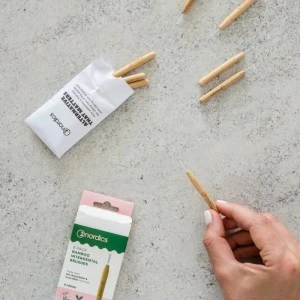 Interdentalne četkice od bambusa 0,45mm set od 8 kom