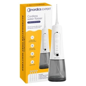 Bežični vodeni konac za zube Nordics za interdentalno čišćenje Water Flosser beli