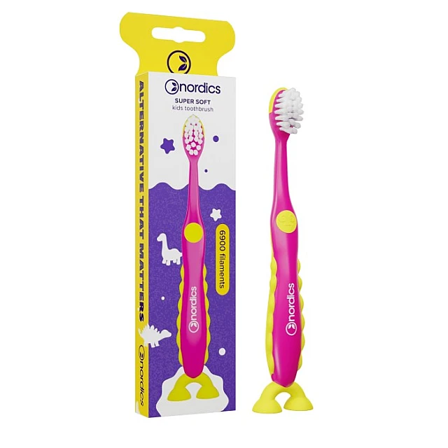 Dečija četkica za zube Premium Soft 9240 - Ljubičasto/Žuta | Kozmo Dečija četkica za zube Premium Soft 9240 - Ljubičasto/Žuta | Kozmo