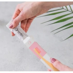 Četkica za zube od bambusa za odrasle Bamboo Soft/Medium - Roze