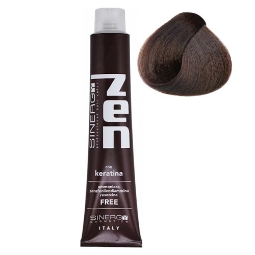 Farba za kosu bez amonijaka sa keratinom ZEN SINERGY 4.7 boja kafe  Farba za kosu bez amonijaka sa keratinom ZEN SINERGY 4.7 boja kafe