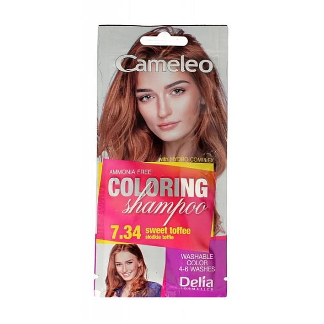 Kolor šampon za kosu CAMELEO bez amonijaka 7.34 | DELIA Cosmetics | Kozmo Kolor šampon za kosu CAMELEO bez amonijaka 7.34 | DELIA Cosmetics | Kozmo