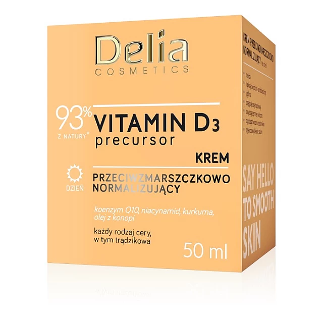 Dnevna krema za lice protiv bora sa vitaminom D3 i anti age efektom, 50ml | DELIA Cosmetics | Kozmo Dnevna krema za lice protiv bora sa vitaminom D3 i anti age efektom, 50ml | DELIA Cosmetics | Kozmo