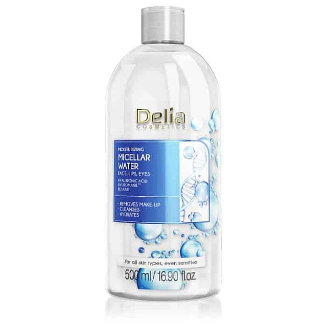 Micelarna voda sa hijaluronskom kiselinom za skidanje šminke 500 ml | DELIA Cosmetics | Kozmo Micelarna voda sa hijaluronskom kiselinom za skidanje šminke 500 ml | DELIA Cosmetics | Kozmo