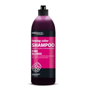 Toner kolor šampon za plavu,farbanu i kosu za toniranje kose u pink nijansu - PINK BLONDE - PROSALON 500ml