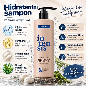Hidratantni šampon za suvu kosu Intensis Hydrating 1000ml