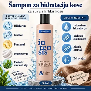 Hidratantni šampon za suvu kosu Intensis Hydrating 300 ml