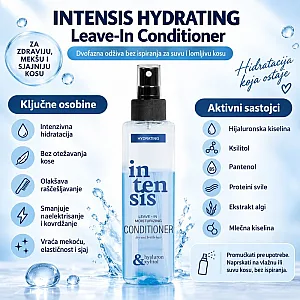 Dvofazni regenerator za kosu bez ispiranja Intensis Hydrating 200 ml