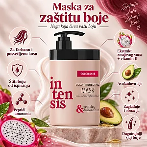 Maska za farbanu kosu i zaštitu boje INTENSIS COLOR SAVE 1000 ml