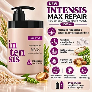  Maska za regeneraciju kose Intensis Max Repair 1000 ml