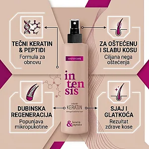 Tečni keratin u spreju za oštećenu kosu Intensis Master Care 300 ml
