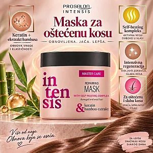 Maska za oporavak oštećene kose sa Self-Heating kompleksom Intensis Master Care 450 ml