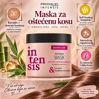 Maska za oporavak oštećene kose sa Self-Heating kompleksom Intensis Master Care 450 ml