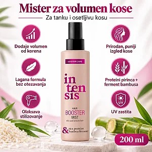 Sprej za volumen kose za tanku i finu kosu Intensis Master Care 200 ml