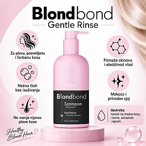 Šampon za plavu i blajhanu kosu  Blondbond Gentle Rinse 400 ml