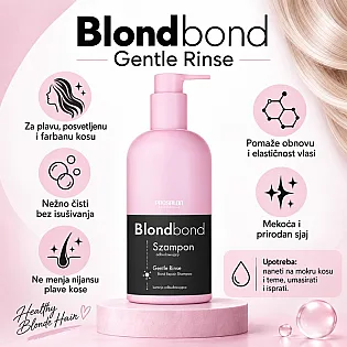 Šampon za plavu i blajhanu kosu  Blondbond Gentle Rinse 400 ml
