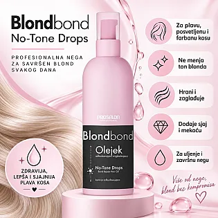 Ulje za plavu kosu bez promene tona Blondbond No-Tone Drops 100 ml