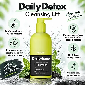 Šampon za dubinsko pranje i čišćenje kose  Dailydetox Cleansing Lift 400 ml