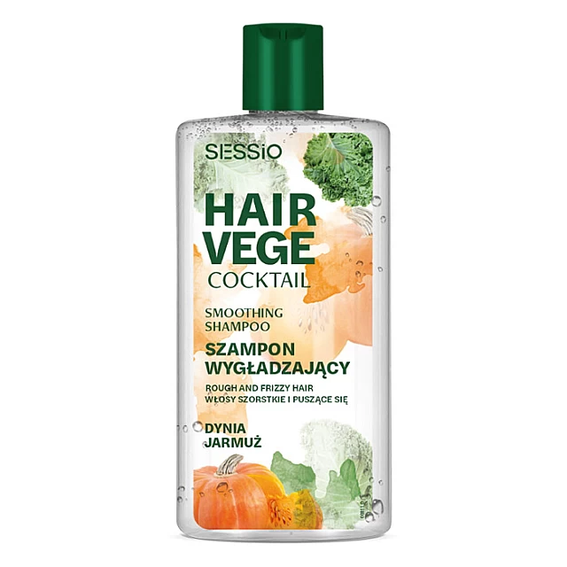 Blagi šampon za kosu sa aktivnim sastojcima bundeve i kelja SESSIO - Hair Vege Menu 300ml Blagi šampon za kosu sa aktivnim sastojcima bundeve i kelja SESSIO - Hair Vege Menu 300ml