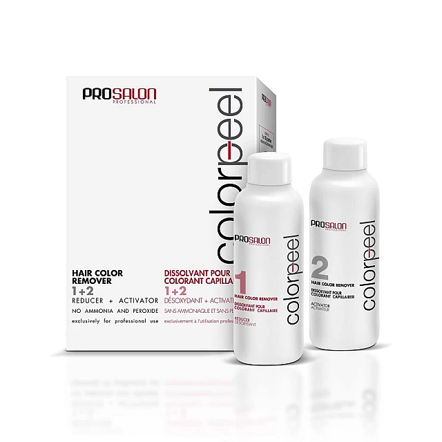 Odstranjivač farbe sa kose COLOR PEEL PROSALON - 100g x 2kom. | CHANTAL PROSALON Professional | Kozmo Odstranjivač farbe sa kose COLOR PEEL PROSALON - 100g x 2kom. | CHANTAL PROSALON Professional | Kozmo