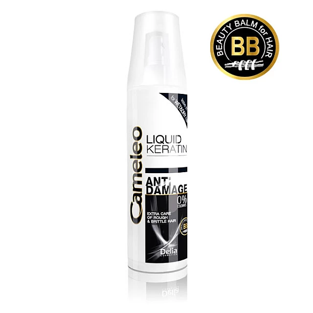 CAMELEO BB ANTI DAMAGE Tečni keratin sa uljem makadamije za oštećenu kosu 150 ml | DELIA Cosmetics | Kozmo CAMELEO BB ANTI DAMAGE Tečni keratin sa uljem makadamije za oštećenu kosu 150 ml | DELIA Cosmetics | Kozmo