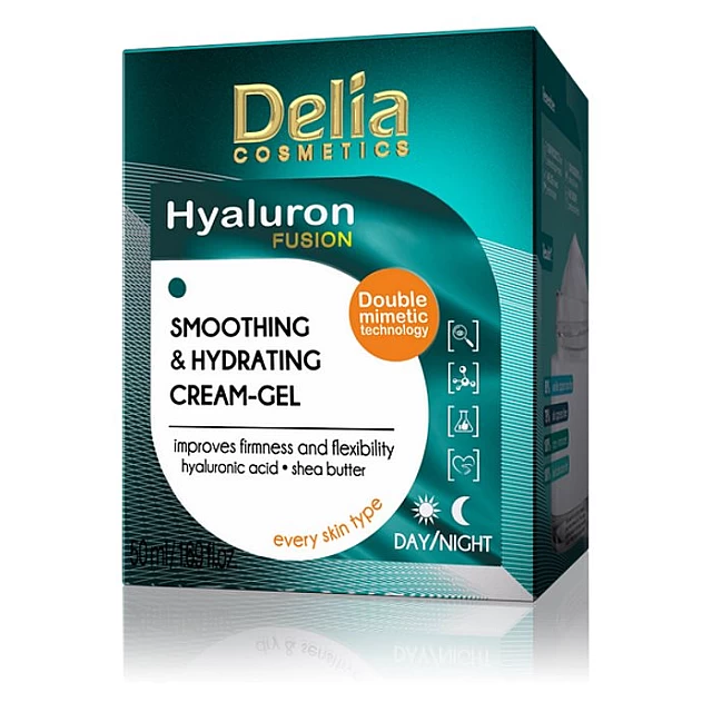 HYALURON FUSION - Krem gel za izjednačavanje i hidrataciju 50 ml | DELIA Cosmetics | Kozmo HYALURON FUSION - Krem gel za izjednačavanje i hidrataciju 50 ml | DELIA Cosmetics | Kozmo