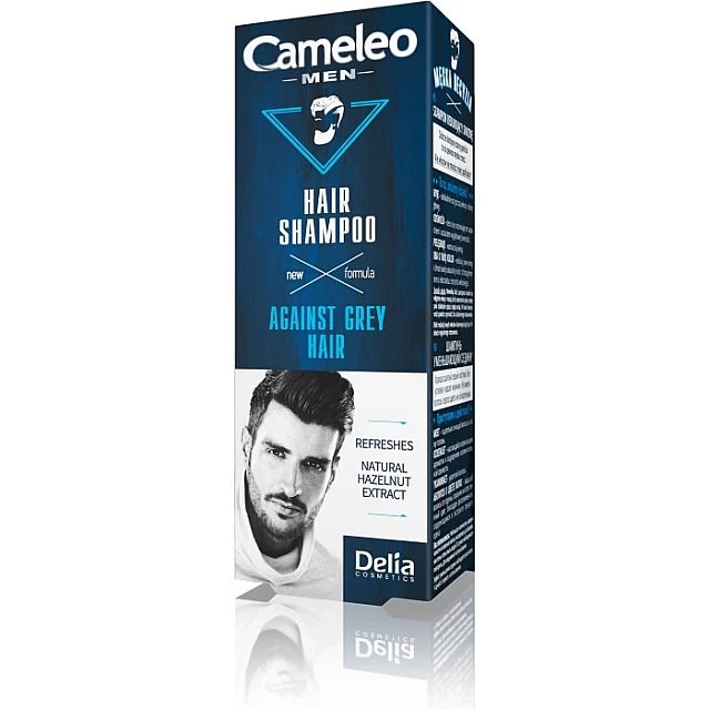 Šampon protiv sedih vlasi CAMELEO MEN 150 ml | DELIA Cosmetics | Kozmo Šampon protiv sedih vlasi CAMELEO MEN 150 ml | DELIA Cosmetics | Kozmo