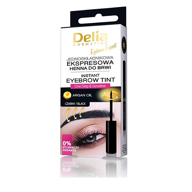Farba za obrve instant crna 6 ml | DELIA Cosmetics | Kozmo Farba za obrve instant crna 6 ml | DELIA Cosmetics | Kozmo