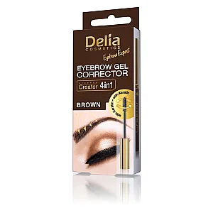 Korektor gel za obrve braon 7 ml - DELIA 
