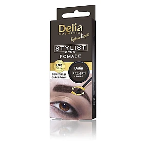 Pomada za obrve u tamno braon boji DELIA 4 ml
