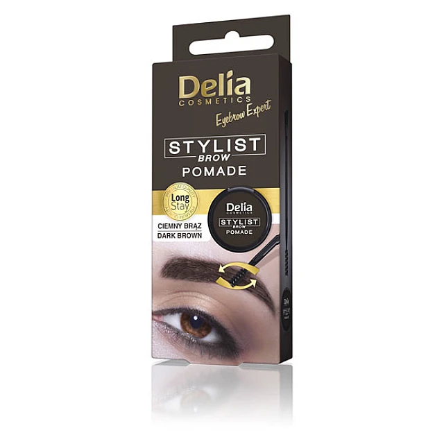 Pomada za obrve u tamno braon boji 4 ml  | DELIA Cosmetics | Kozmo