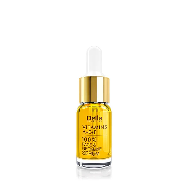 Serum za lice i vrat sa vitaminima E, A i F za revitalizaciju 10 ml | DELIA Cosmetics | Kozmo