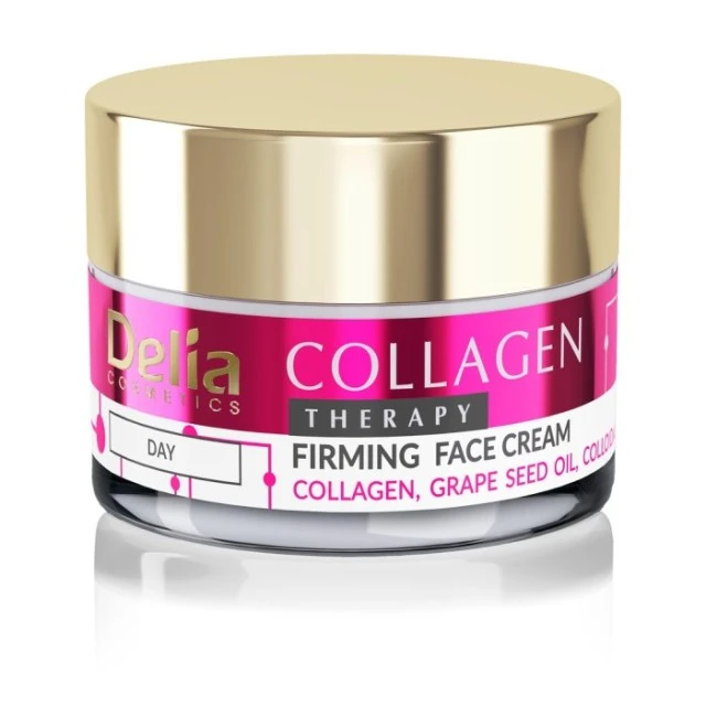 COLLAGEN THERAPY Krema za lice - sa kolagenom i uljem od koštica grožđa 30 ml  | DELIA Cosmetics | Kozmo