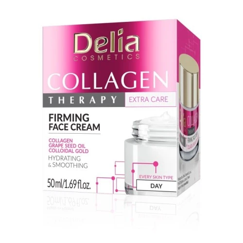COLLAGEN THERAPY Krema za lice - sa kolagenom i uljem od koštica grožđa 30 ml 