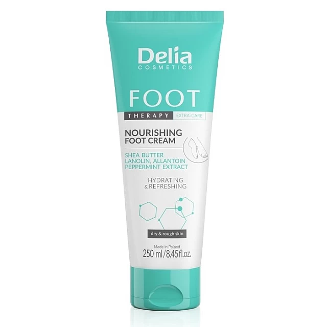 FOOT THERAPY Krema za stopala sa shea buterom i nanom 250ml | Delia Cosmetics | Kozmo FOOT THERAPY Krema za stopala sa shea buterom i nanom 250ml | Delia Cosmetics | Kozmo