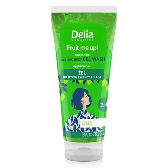 Gel Za Umivanje Lica I Tela - Limeta 200 ml | Delia Cosmetics | Kozmo