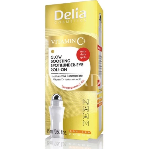 Hidratantni roll-on za predeo oko očiju za posvetljivanje kože sa vitaminom C 15ml