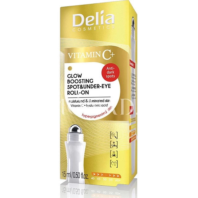 Hidratantni roll-on za predeo oko očiju za posvetljivanje kože sa vitaminom C | DELIA Cosmetics | Kozmo Hidratantni roll-on za predeo oko očiju za posvetljivanje kože sa vitaminom C | DELIA Cosmetics | Kozmo