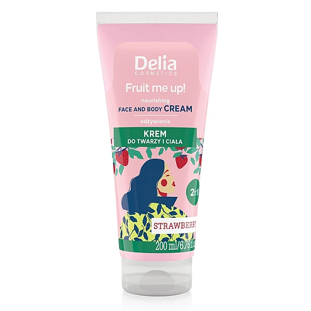 Krema Za Lice I Telo Sa Jagodom 200ml| Delia Cosmetics | Kozmo