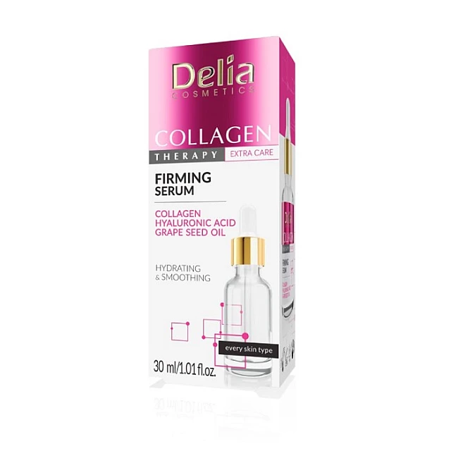Serum za učvršćivanje i podizanje kože lica sa Kolagenom 30 ml  | Delia Cosmetics | Kozmo