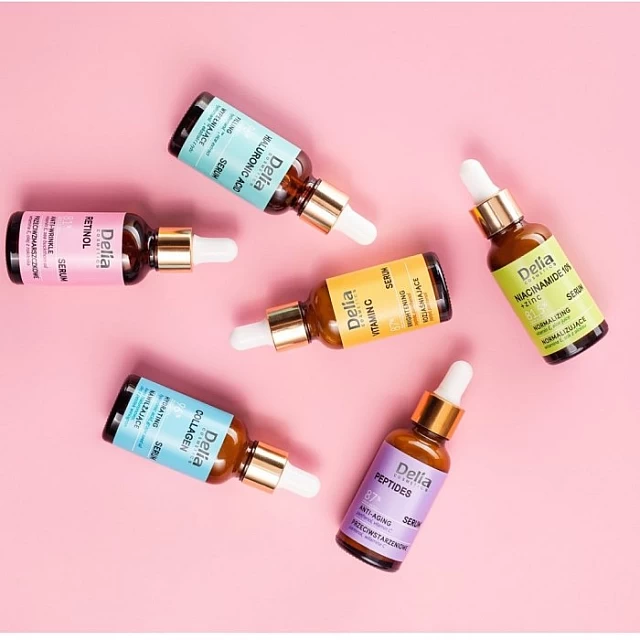 Serum za lice, vrat i dekolte sa retinolim i vitaminom E sa delovanjem protiv bora - RETINOL 81 30 ml | DELIA Cosmetics | Kozmo Serum za lice, vrat i dekolte sa retinolim i vitaminom E sa delovanjem protiv bora - RETINOL 81 30 ml | DELIA Cosmetics | Kozmo
