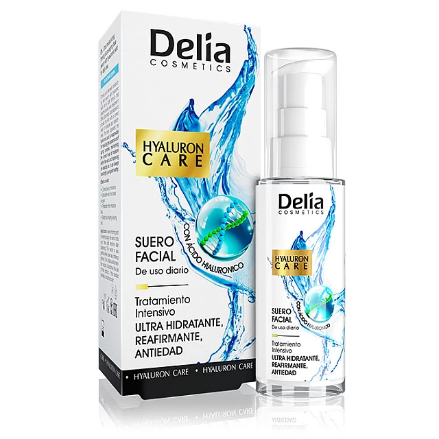 HYALURON CARE Serum za lice sa hijaluronskom kiselinom za intenzivnu hidrataciju, učvršćivanje kože i delovanje protiv bora 30 ml | DELIA Cosmetics | Kozmo HYALURON CARE Serum za lice sa hijaluronskom kiselinom za intenzivnu hidrataciju, učvršćivanje kože i delovanje protiv bora 30 ml | DELIA Cosmetics | Kozmo