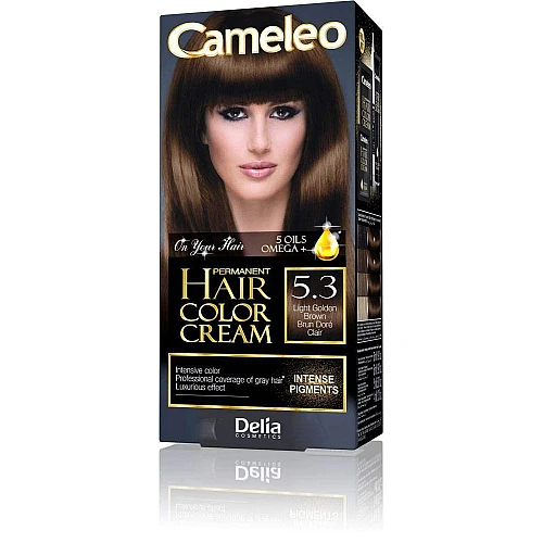 Farba za kosu CAMELEO OMEGA 5 sa dugotrajnim efektom 5.3 - DELIA