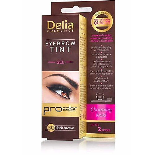 Pomada za obrve tamno braon DELIA