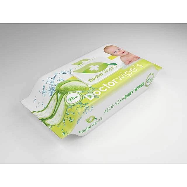 DR. WIPES - Vlažne maramice sa ekstraktom aloja vere sa poklopcem DR. WIPES - Vlažne maramice sa ekstraktom aloja vere sa poklopcem