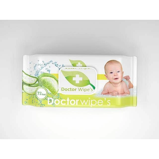 DR. WIPES - Vlažne maramice sa ekstraktom aloja vere sa poklopcem DR. WIPES - Vlažne maramice sa ekstraktom aloja vere sa poklopcem