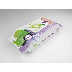 DR. WIPES - Vlažne maramice sa ekstraktom grožđa sa poklopcem