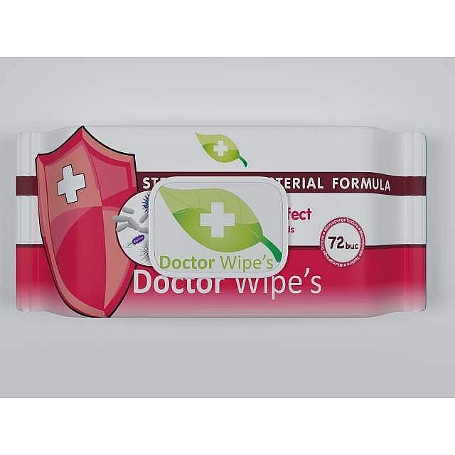 DR. WIPES - Vlažne maramice antibakterijske sa poklopcem DR. WIPES - Vlažne maramice antibakterijske sa poklopcem